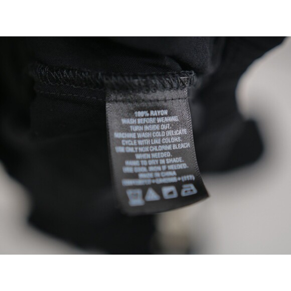 Joe's Women's Draw String Rayon Pants Sz Large Black - Picture 8 of 8